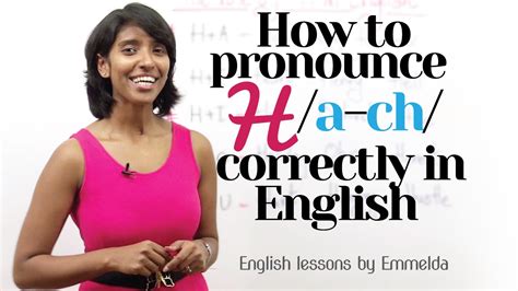 How to Pronounce H in British English 